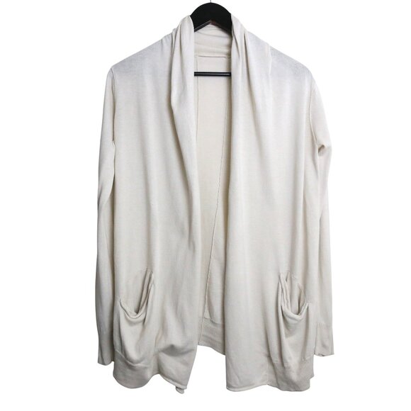 Aritzia Wilfred Silk Cashmere Long Sleeve Thin Cardigan Sweater Sz Small - Picture 1 of 6